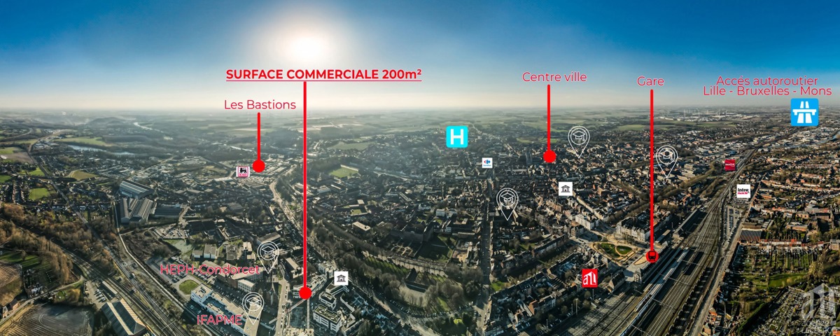 Rez commercial - à vendre - 7500 Tournai