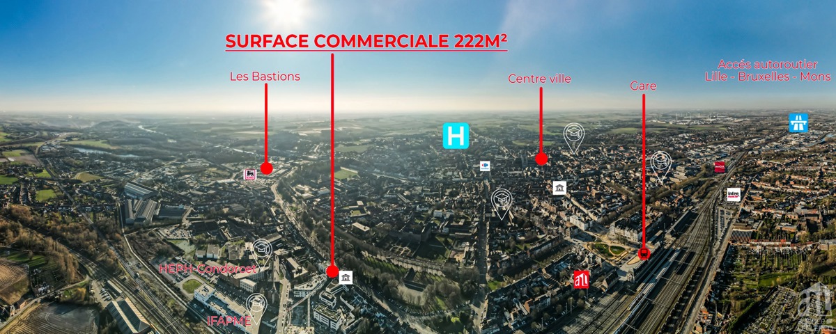 Rez commercial - à vendre - 7500 Tournai