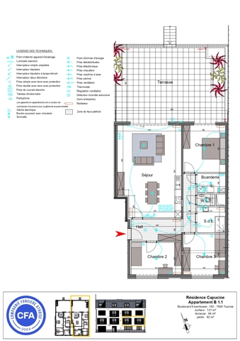 Appartement - à vendre - 7500 Tournai