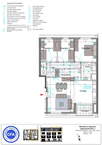 Appartement - à vendre - 7500 Tournai