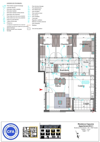 Appartement - à vendre - 7500 Tournai