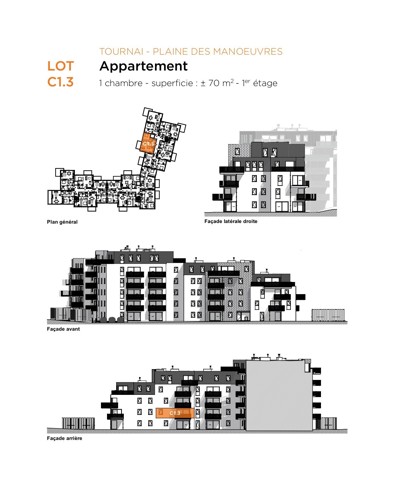 Appartement - à vendre - 7500 Tournai