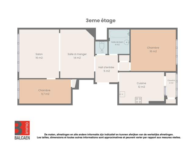 Appartement - à vendre - 1081 Koekelberg