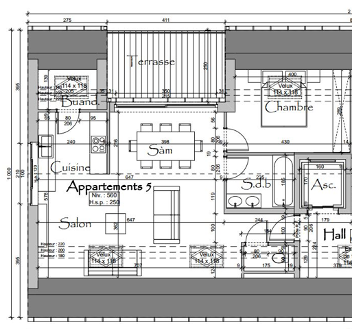 Appartement - à louer - 5560 HULSONNIAUX