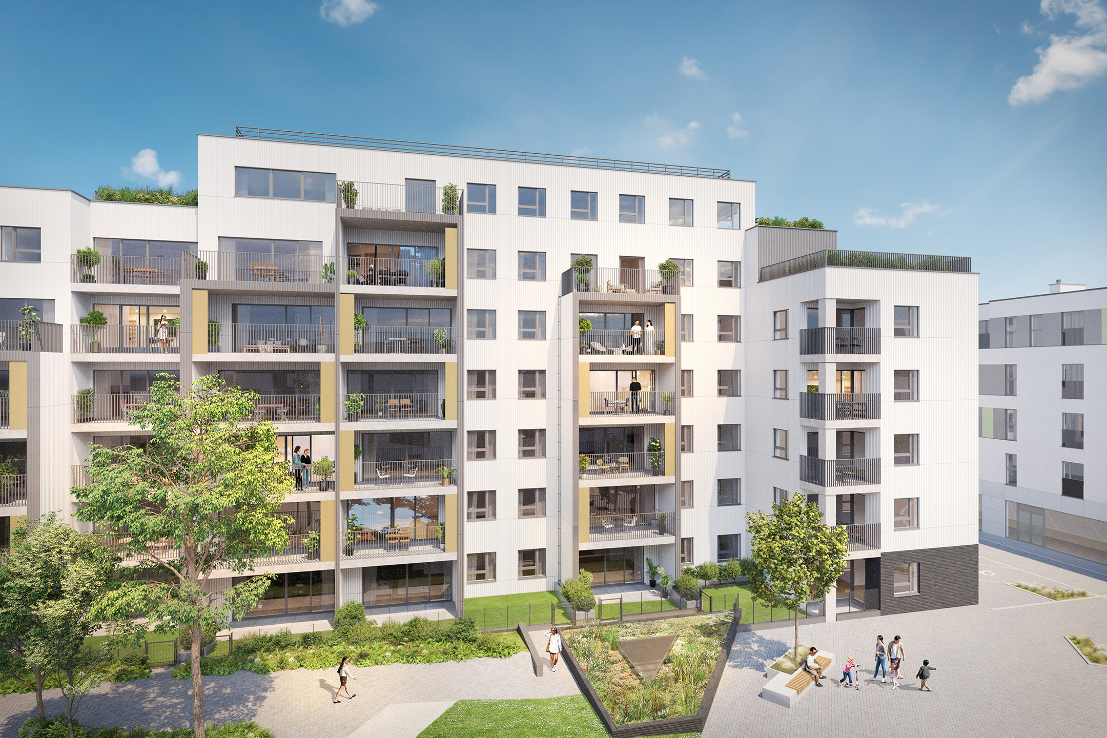 Appartement 3 chambres avec balcon