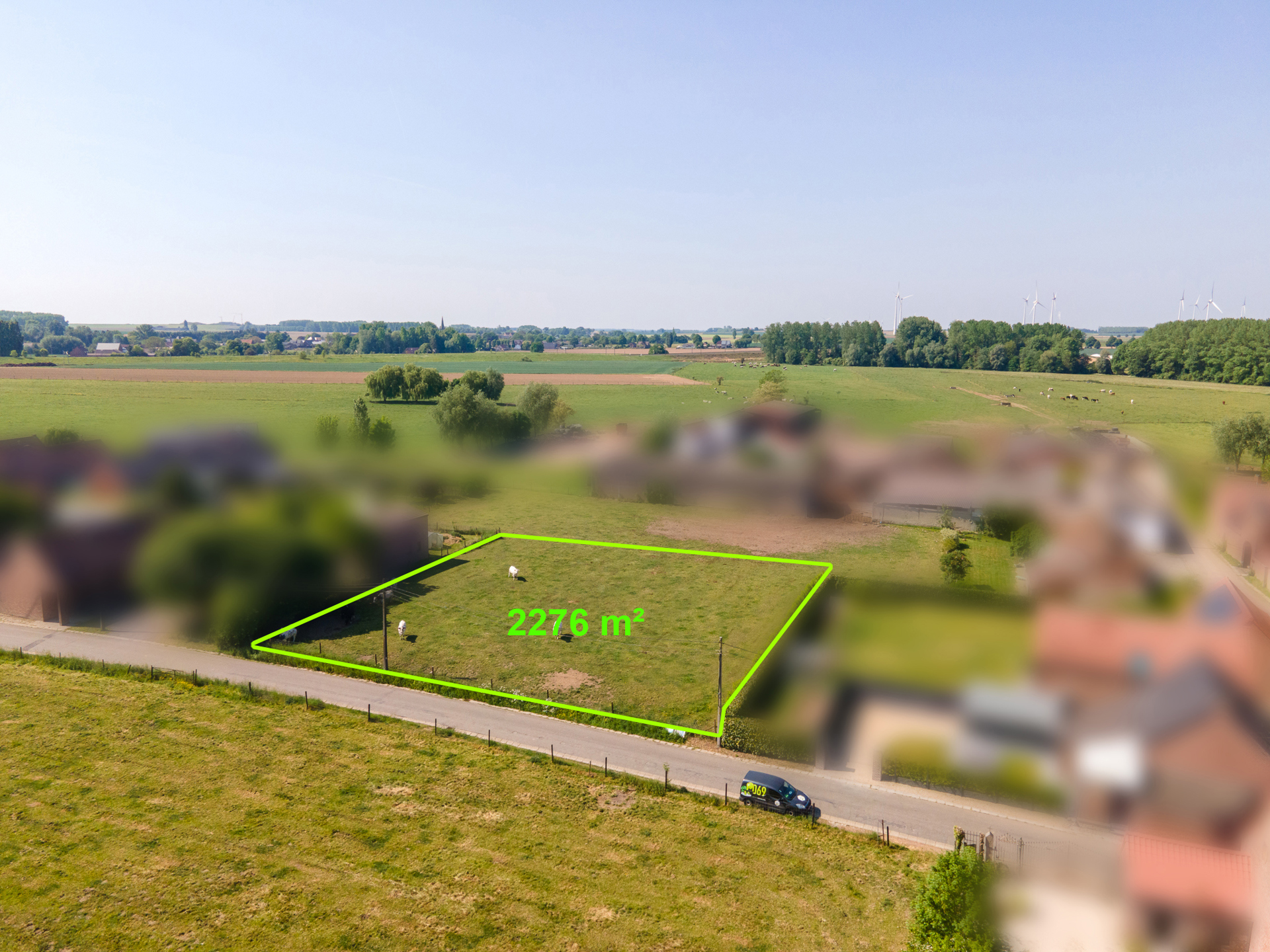 Terrain de 2.276 m² à bâtir – Environnement calme à Aubechies (Beloeil)