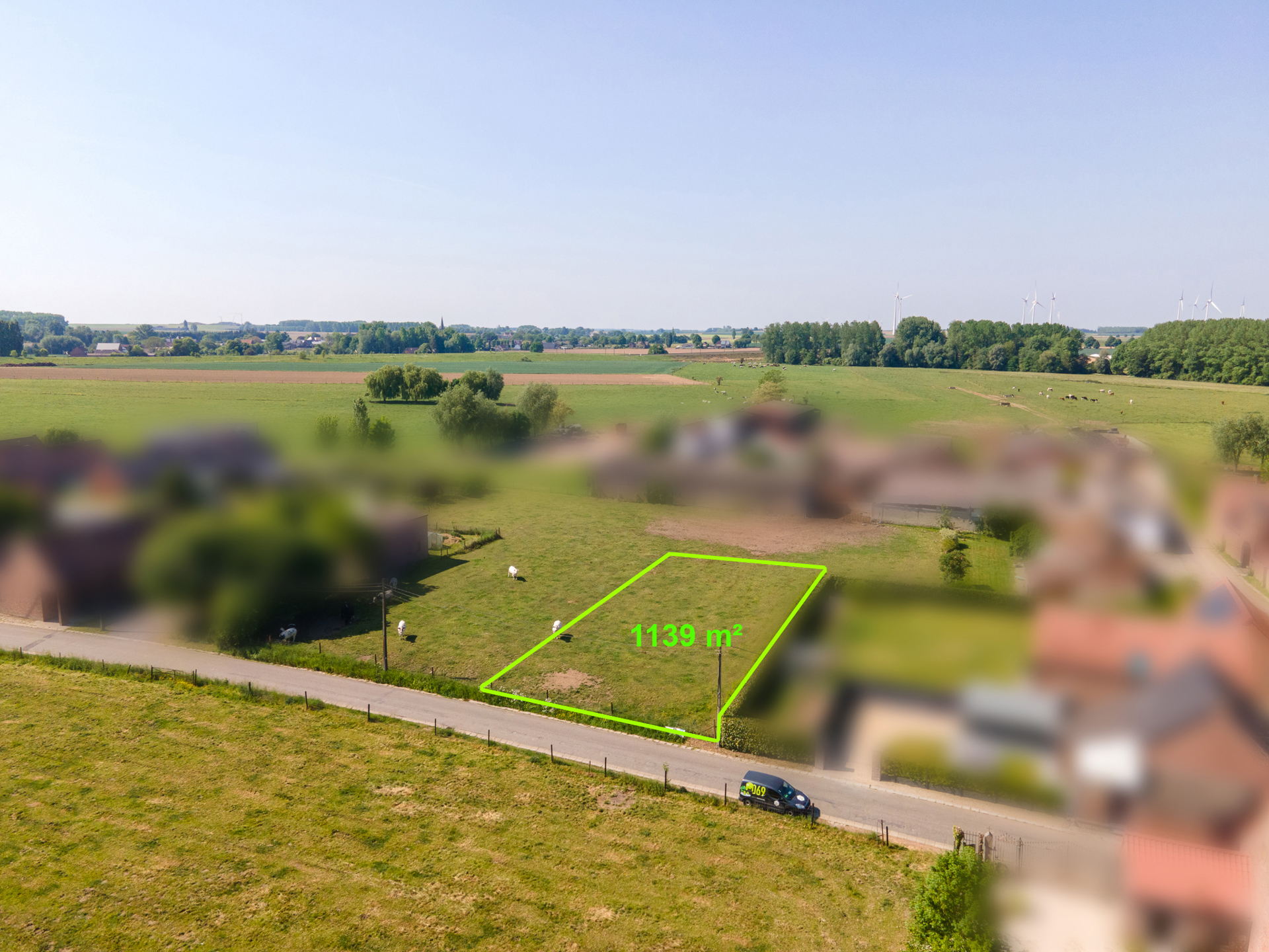 Terrain de 1.139 m² à bâtir – Environnement calme à Aubechies (Beloeil)