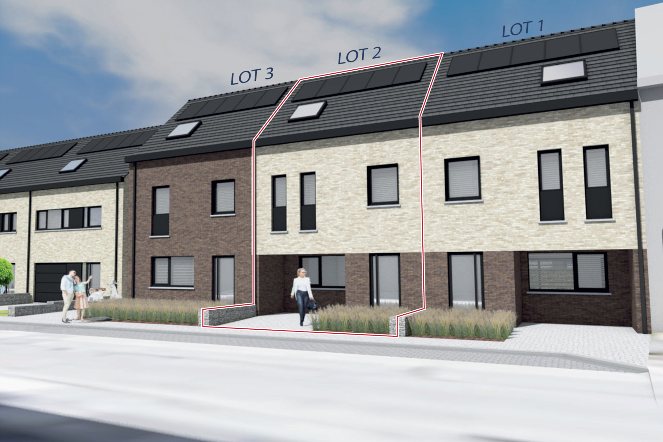 Maison 3 chambres avec jardin à Herseaux