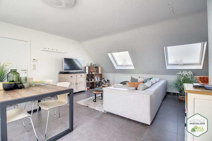 Bel appartement avec 2 chambres, belle terrasse et garage. Libre le 1er février 2026.