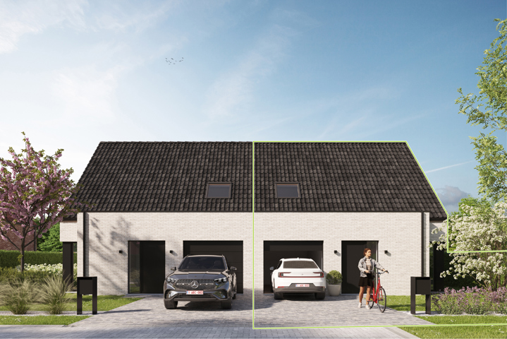 Maison 3 chambres avec jardin et garage