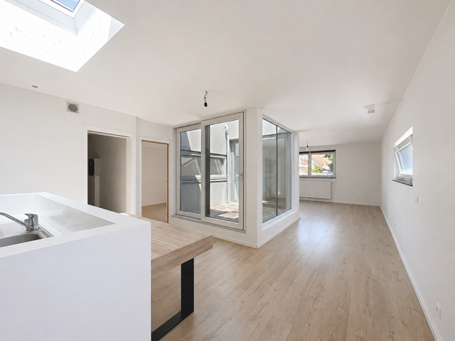 Appartement deux chambres avec balcon à Dottignies. Libre le 1er septembre 2026 (possibilité plus tôt).