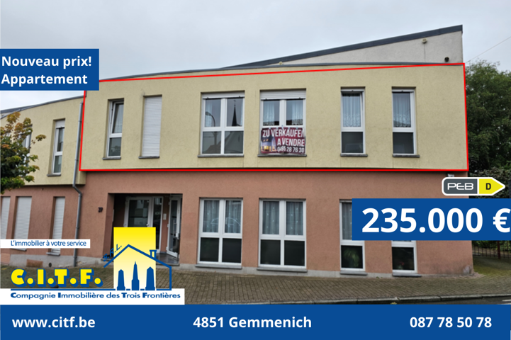 Appartement - à vendre - 4720 La Calamine