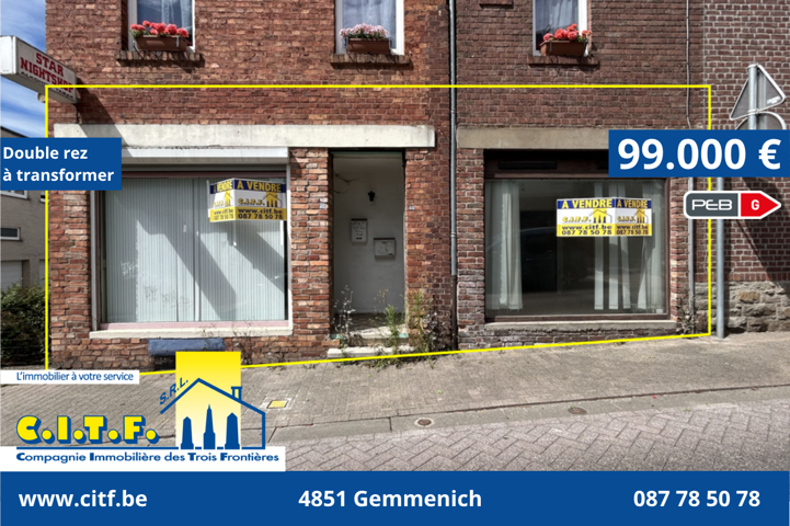 Gelijkvloerse verdieping - te koop - 4720 Kelmis