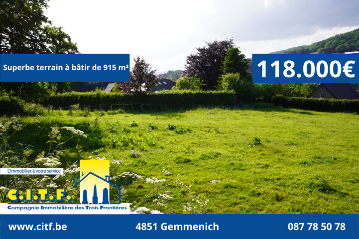 Bouwgrond - te koop - 4851 Plombières Gemmenich