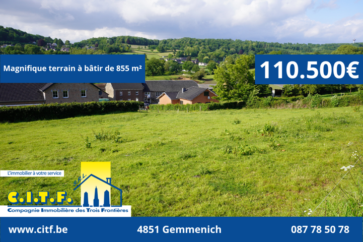 Bouwgrond - te koop - 4851 Plombières Gemmenich