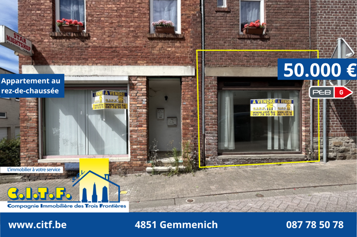 Gelijkvloerse verdieping - te koop - 4720 Kelmis