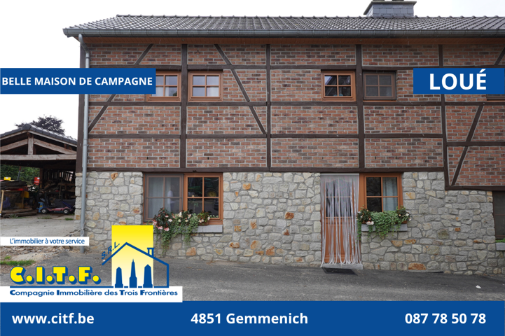 Maison - à louer - 4851 Plombières Gemmenich