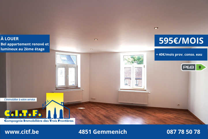 Wohnung - zu mieten - 4700 Eupen