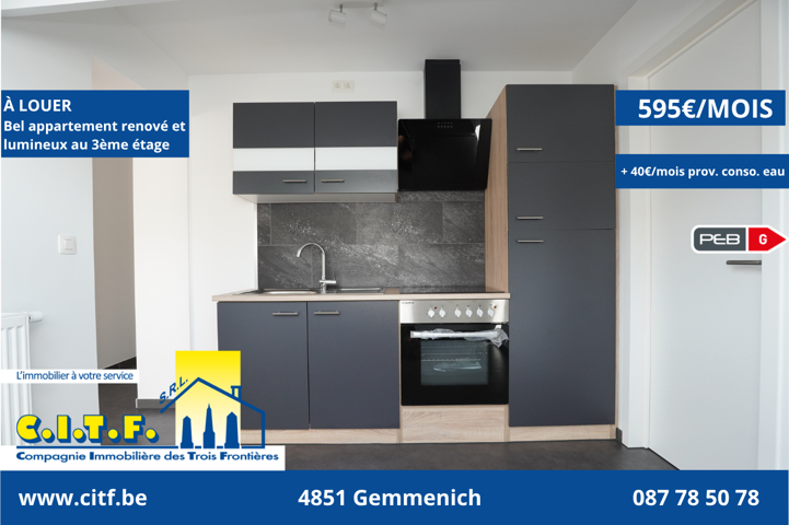 Appartement - à louer - 4700 Eupen