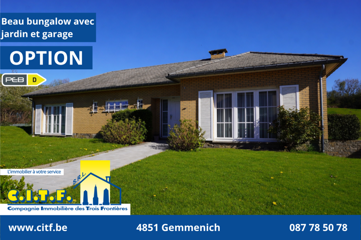 Bungalow - zu kaufen - 4851 Plombières Gemmenich