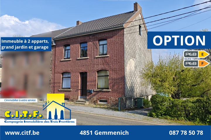 Immeuble à appartements - à vendre - 4850 Moresnet