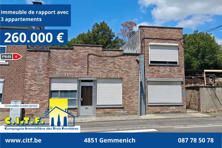 Appartementsgebouw - te koop - 4851 Plombières Gemmenich