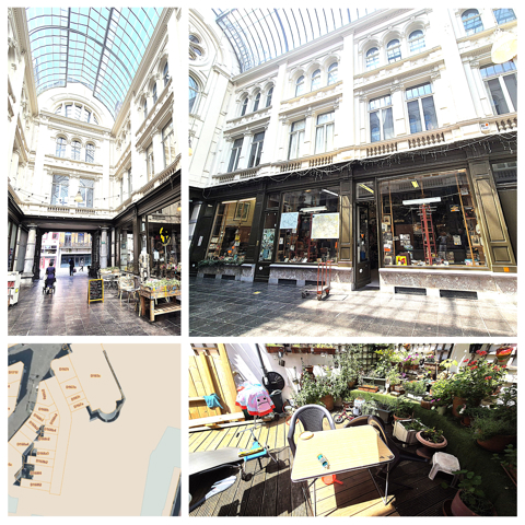 Passage de la Bourse/Rive Gauche (5 cellules et 2 appartements)