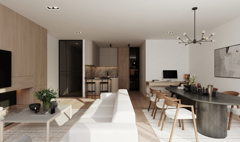 Bijna-energieneutraal nieuwbouwappartement (6% BTW)