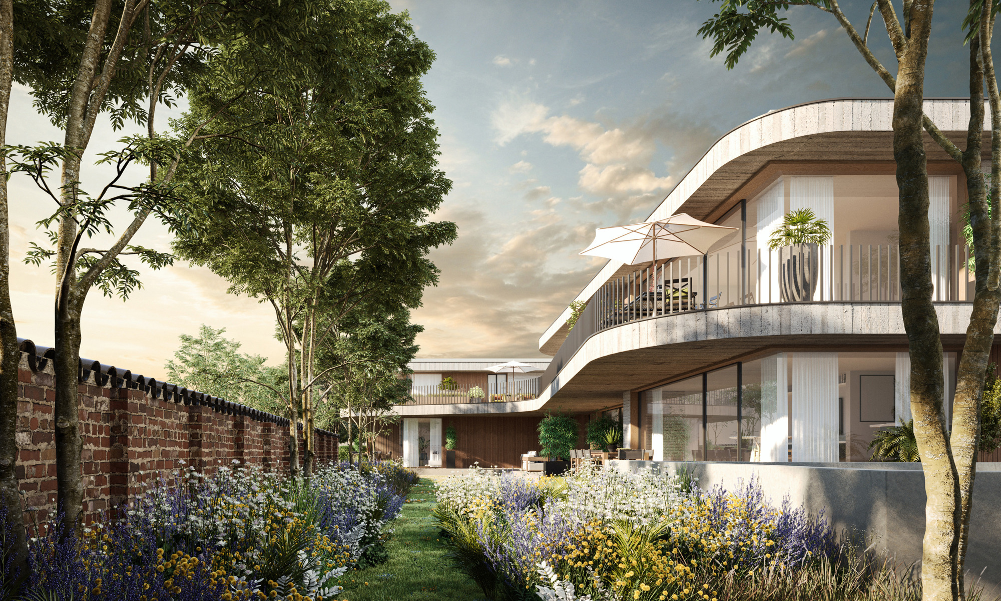 Gelijkvloers nieuwbouwappartement met riant terras