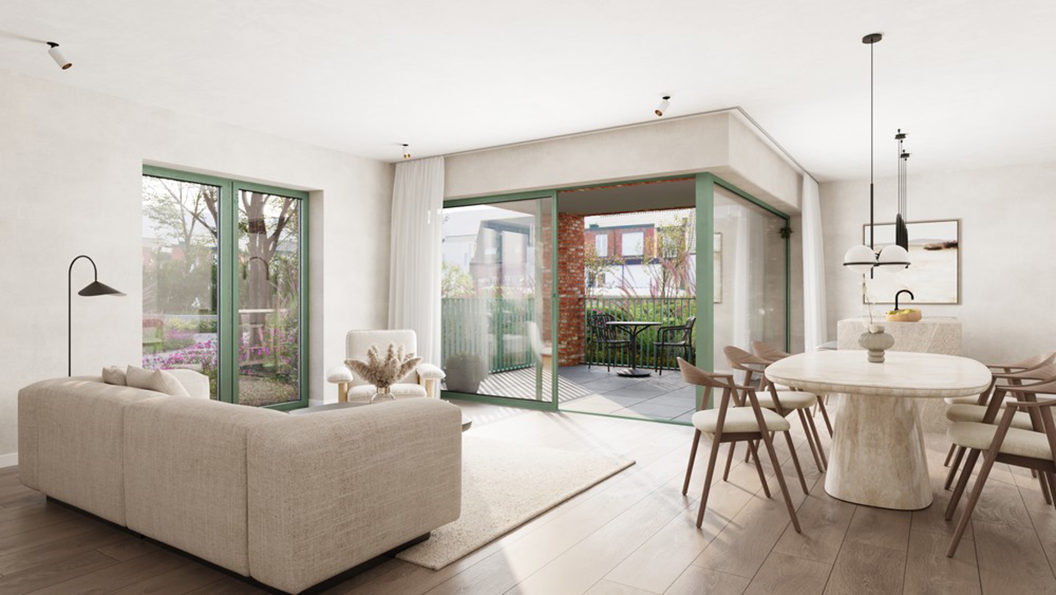 Nieuwbouwappartement met royale lichtinval