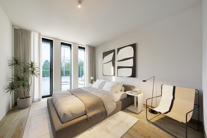 Luxueus nieuwbouwappartement met tuin