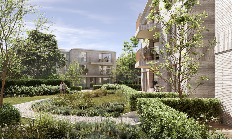 Gelijkvloers doorloopappartement