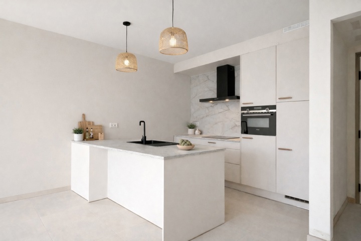 Knap nieuwbouwappartement met garagebox