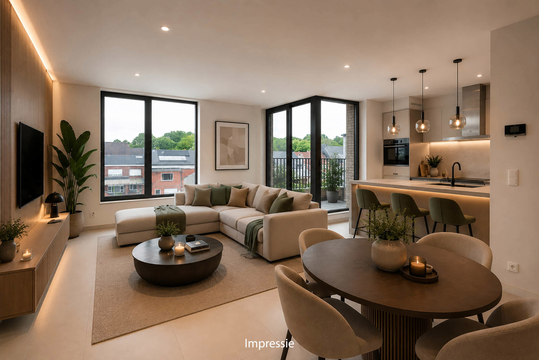 Knap nieuwbouwappartement onder registratierechten