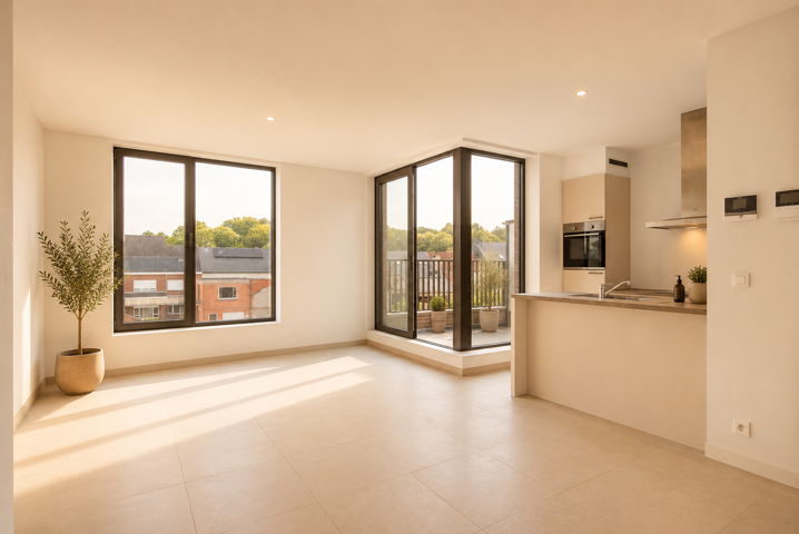 Knap nieuwbouwappartement onder registratierechten