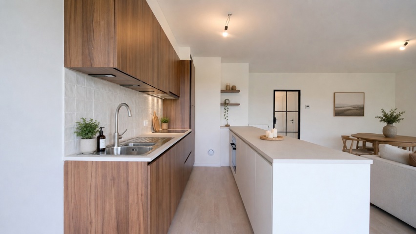 Centraal gelegen appartement met groen zicht