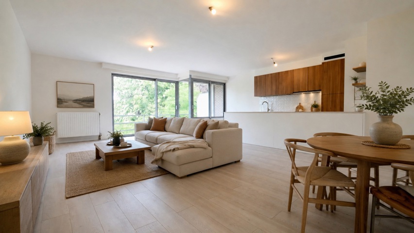 Centraal gelegen appartement met groen zicht
