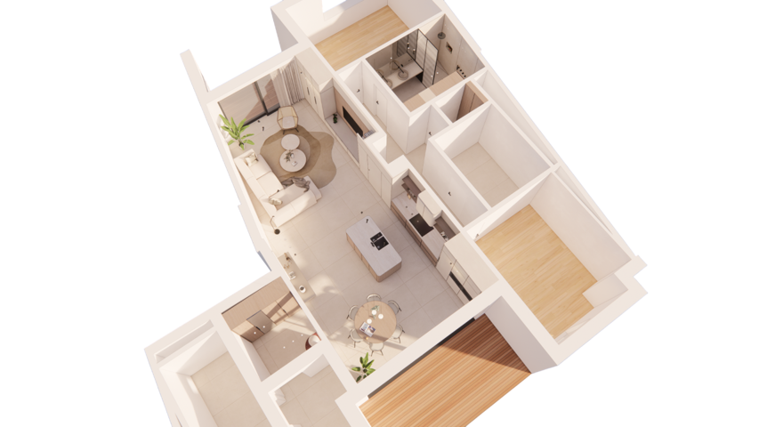 Exclusief nieuwbouwappartement op de Markt van Beveren