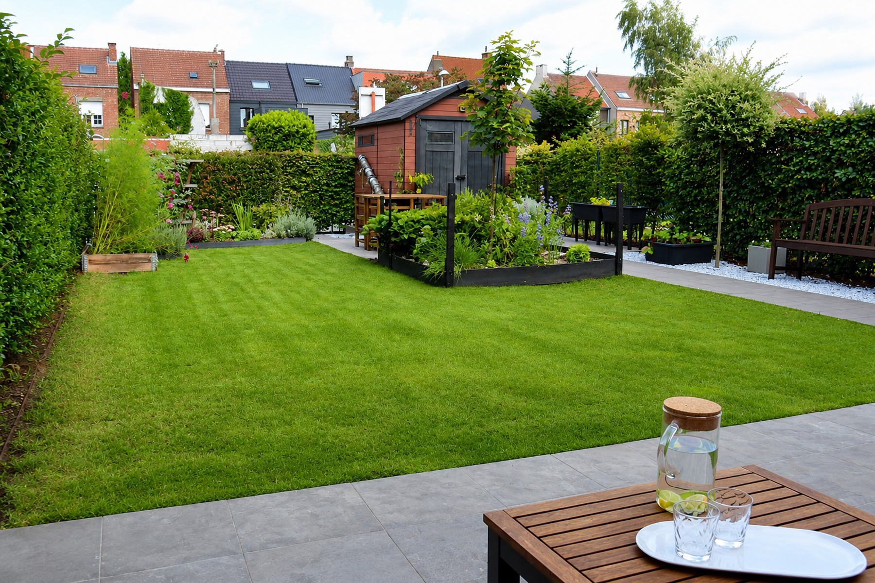 Knap, gelijkvloers appartement