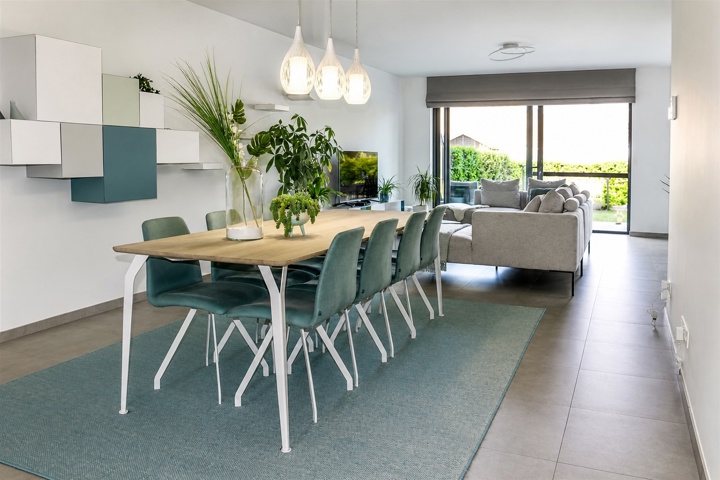 Knap, gelijkvloers appartement