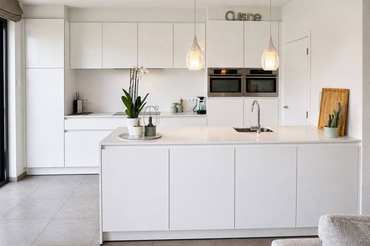 Knap, gelijkvloers appartement