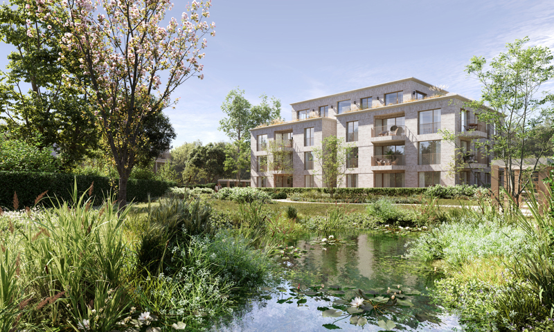Stijlvol nieuwbouwproject met parktuin, mogelijks aan 6% BTW