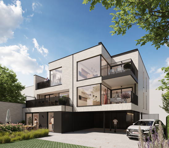 Ruim Nieuwbouwappartement met zonnig terras en tuin. 