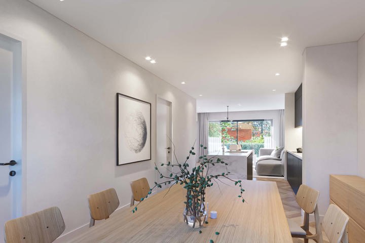 Lichtrijk nieuwbouwappartement met 2 slaapkamers