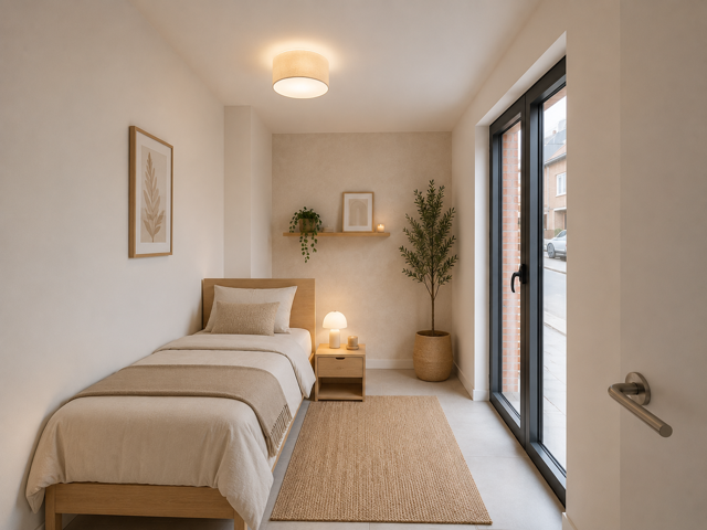 Modern nieuwbouwappartement met zuidgericht terras