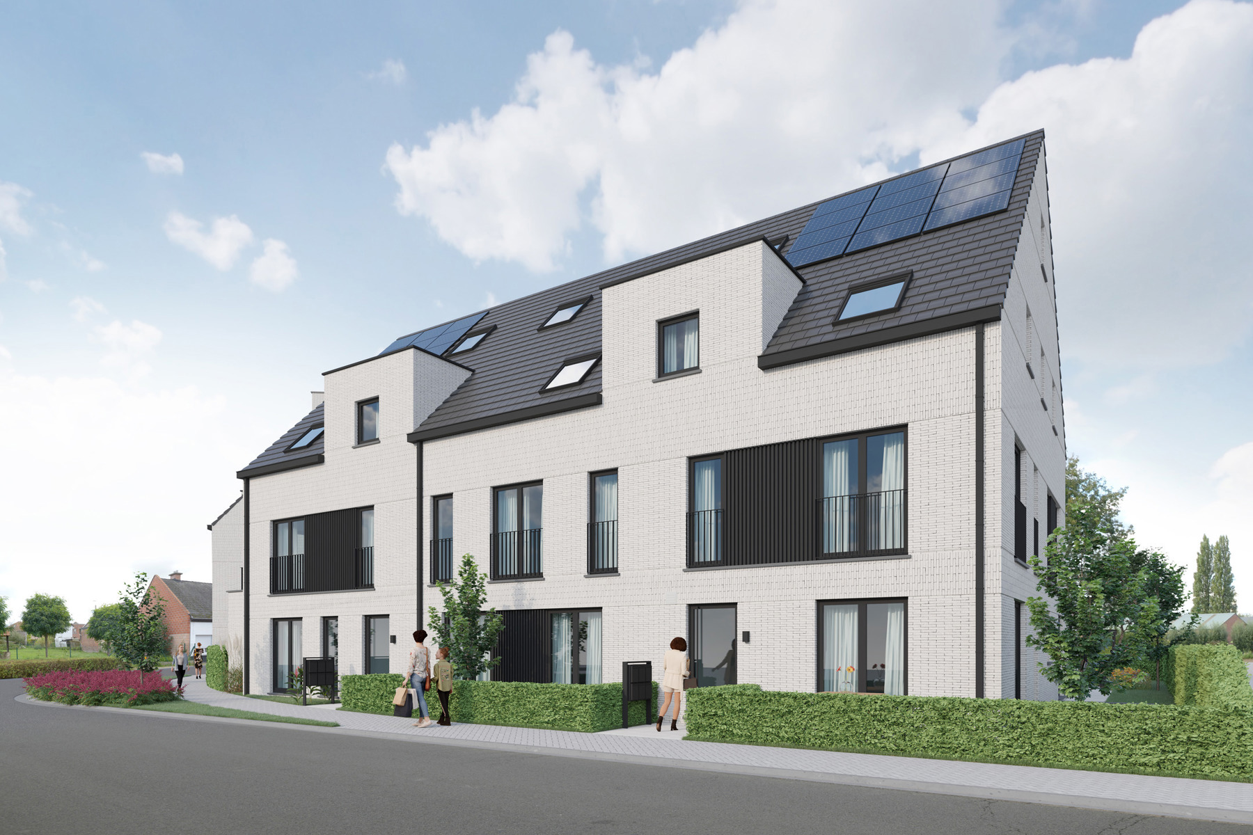 Gelijkvloers appartement met tuin