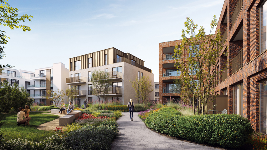 Groot nieuwbouwappartement