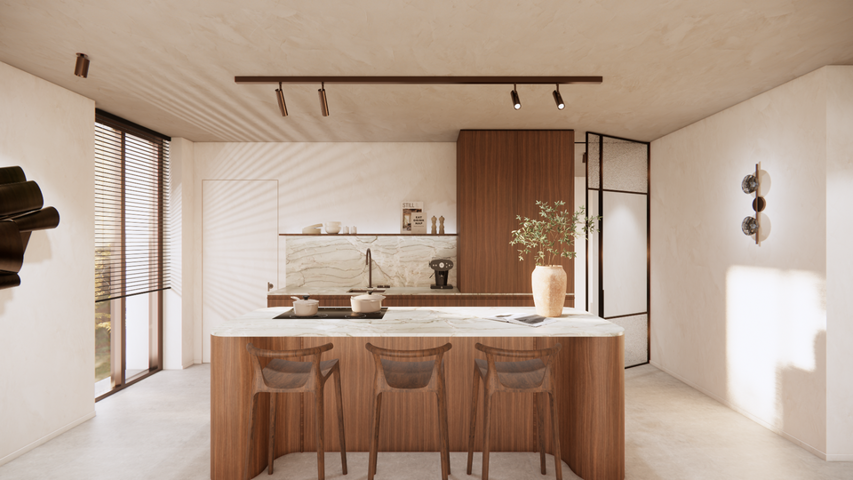 Luxe penthouse met riant terras