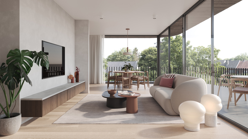 Luxe penthouse met riant terras
