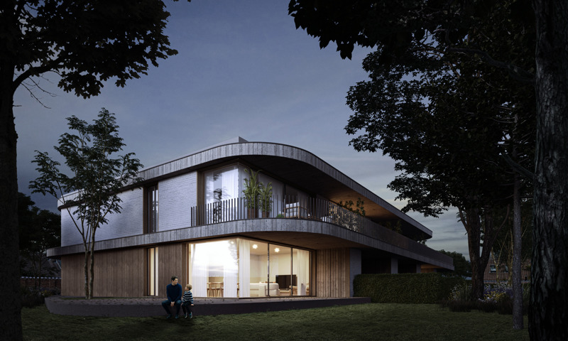 Prachtige penthouse met 180° zicht